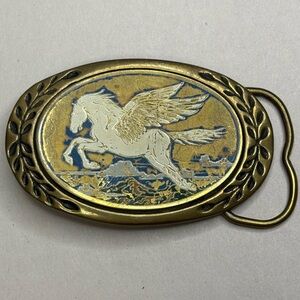 Vintage Heritage Brass Belt Buckle #5013